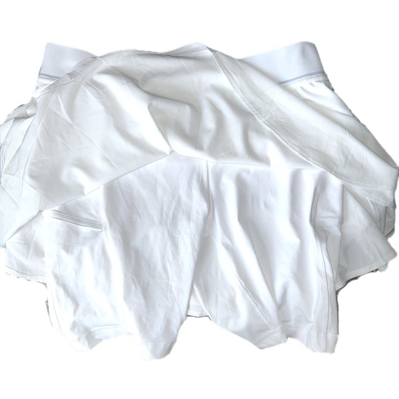 Lululemon Court Rival High Rise Skirt White Size 12 - Picture 7 of 9
